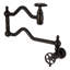 Kingston Brass KS2102RKX Webb Wall Mount Pot Filler, Polished Brass-87907538