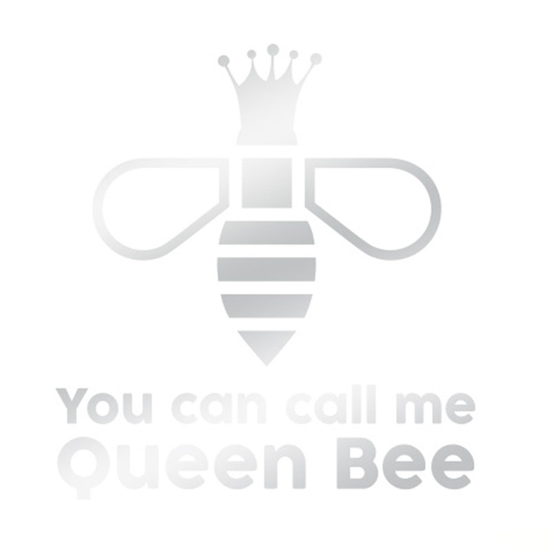 Wall Decal, Shiny Silver