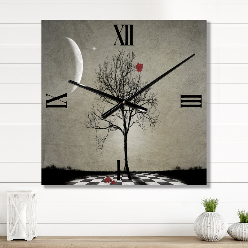 Inevitable - Large Cottage Wall Clock, Medium
