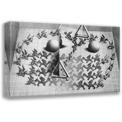 Toile tendue Magic Mirror par M.C.Escher