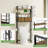 Over The Toilet Storage Rack, 3 Tier Over Toilet Bathroom Organizer And Storage With Adjustable Shelf & Fabric Drawers, Bathroom Shelves Freestanding Space Saver With Toilet Paper Storage Holder-733754437