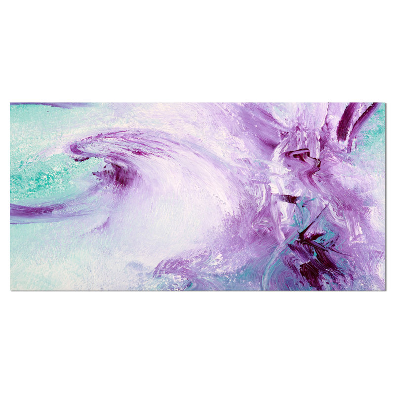 Deep Colors - Abstract Canvas Art Print, 20" H x 40" W