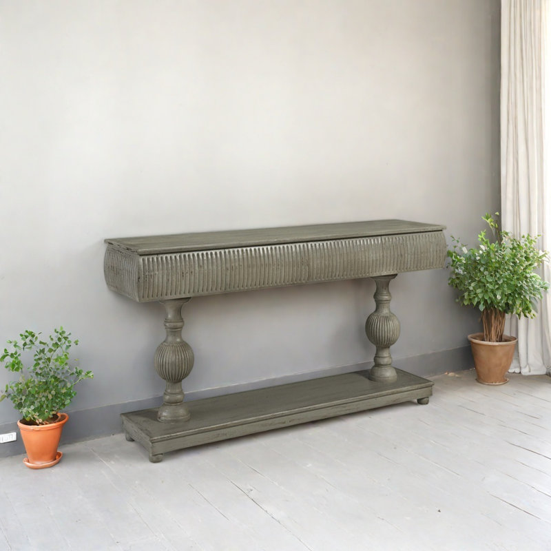 Console American Retro, H 38,19 po x l 59,06 po x P 17,72 po