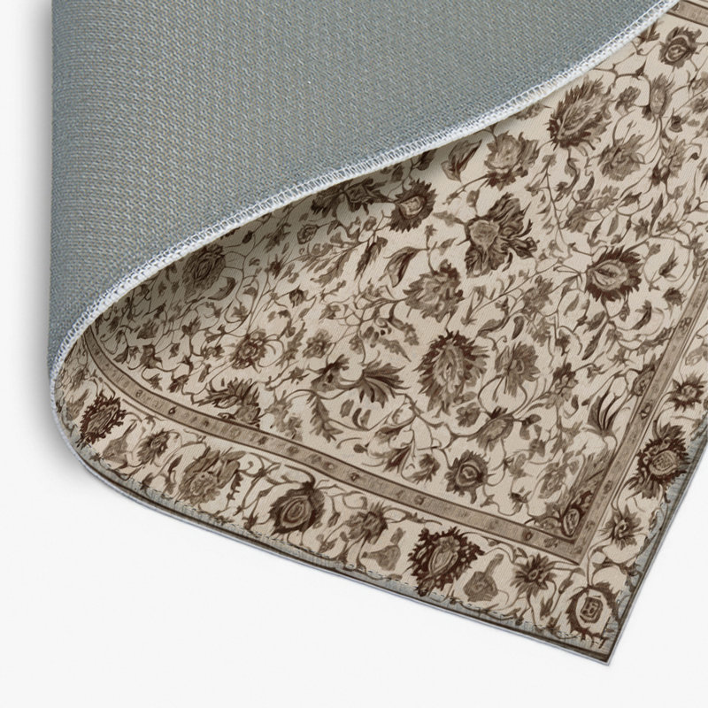 Tapis turc intérieur / extérieur beige, Rectangulaire 2 pi x 3 pi