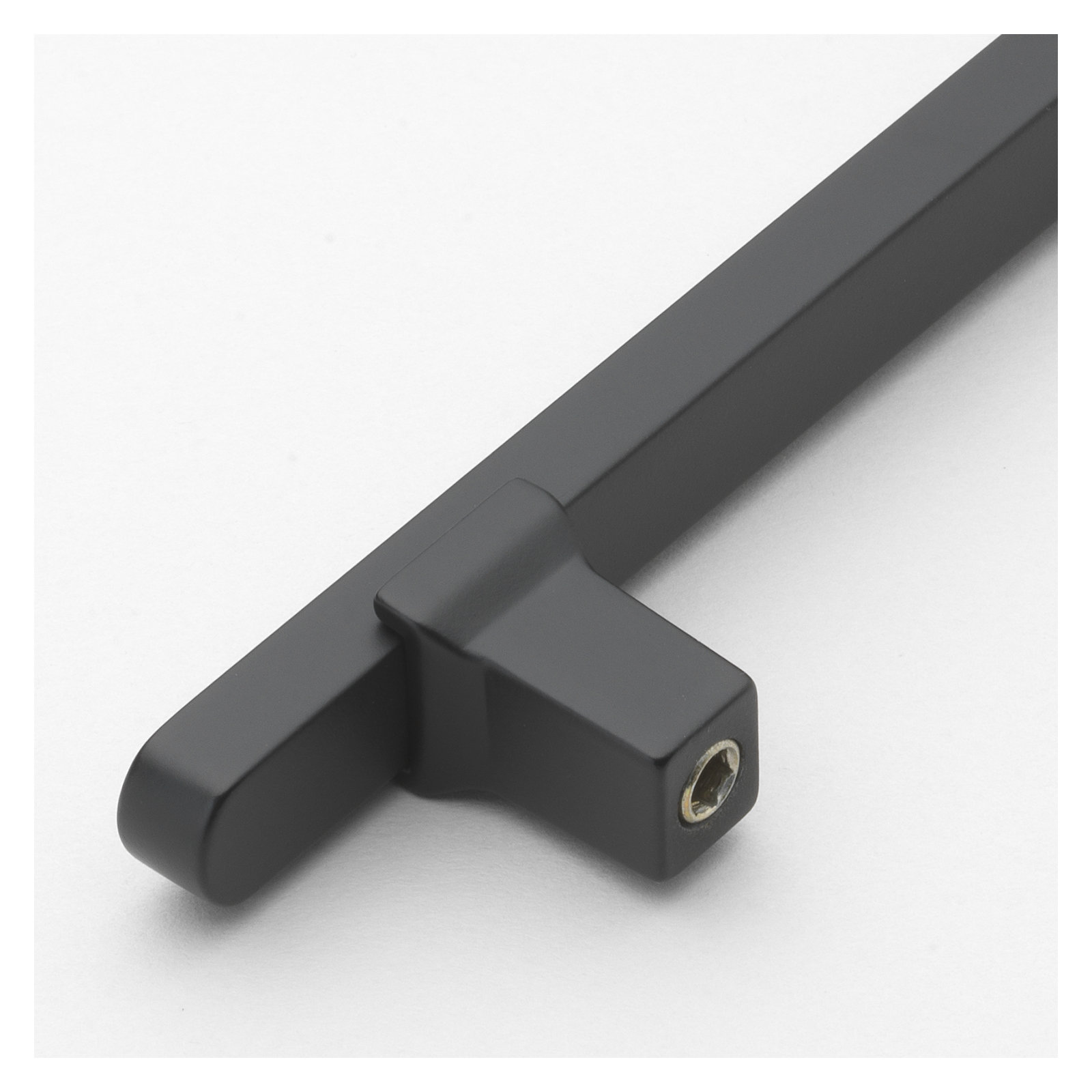Giana Collection 5-1/16" Center to Center Solid Flat Bar Pull, Matte Black