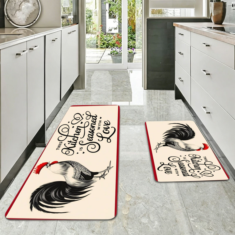 Red Border Rooster