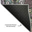 Tapis noir Prisco lavable à la machine de qualité supérieure-1596689731