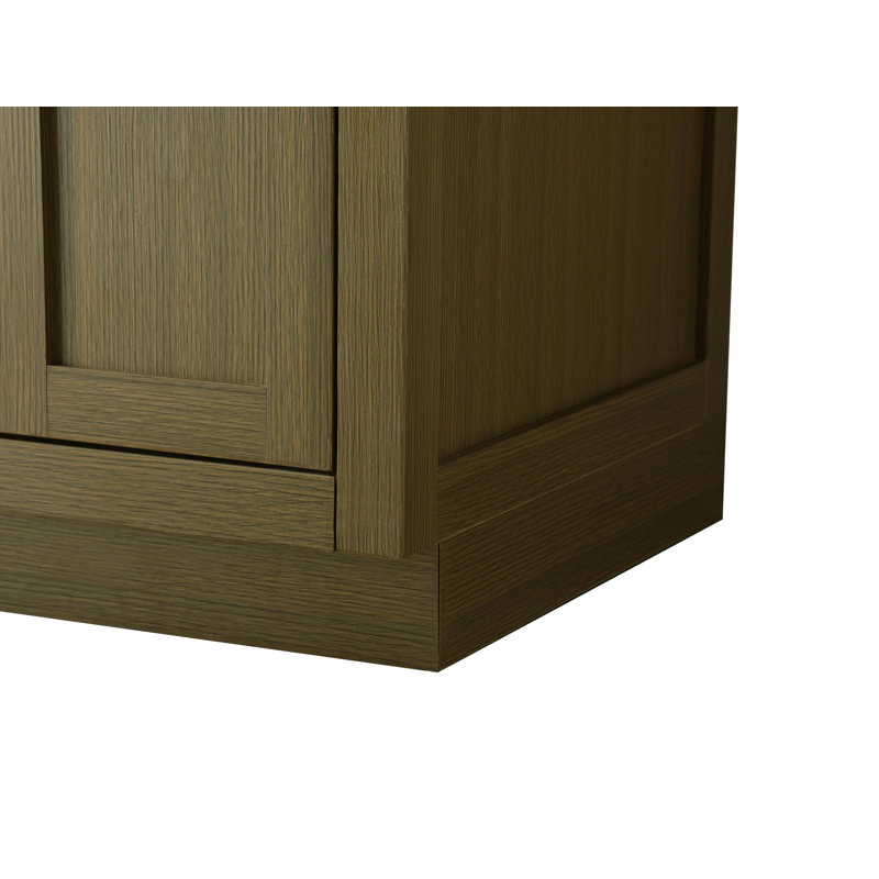 Ensemble de meuble-lavabo simple 42 po Ahner, Brun châtaigne