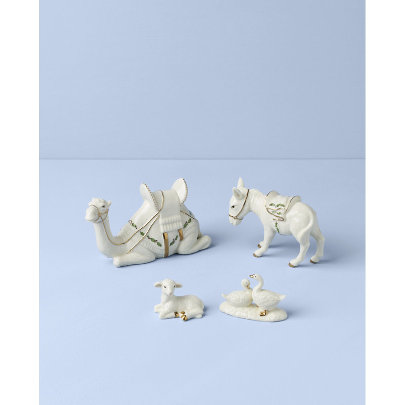 Lenox Holiday Mini Nativity Animals 4-Piece Set