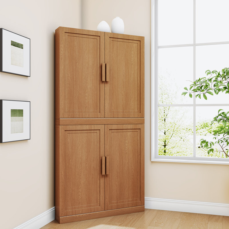 Armoire de coin de cuisine Reno, Noyer