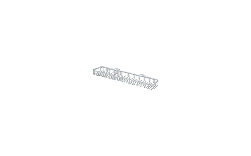 Rectangular Wire Shower Caddy, Polished Chrome