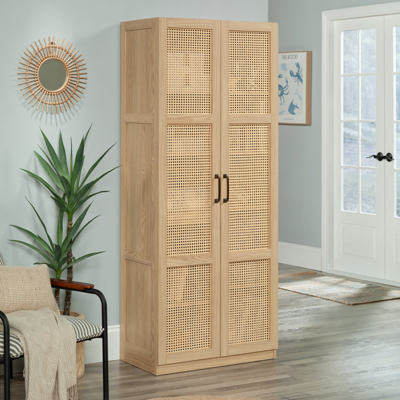 Armoire de rangement pour porte en rotin Harmony
