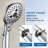 Chrome Tub Spout with Diverter and 6-Spray Handheld Shower Attachment-130037246