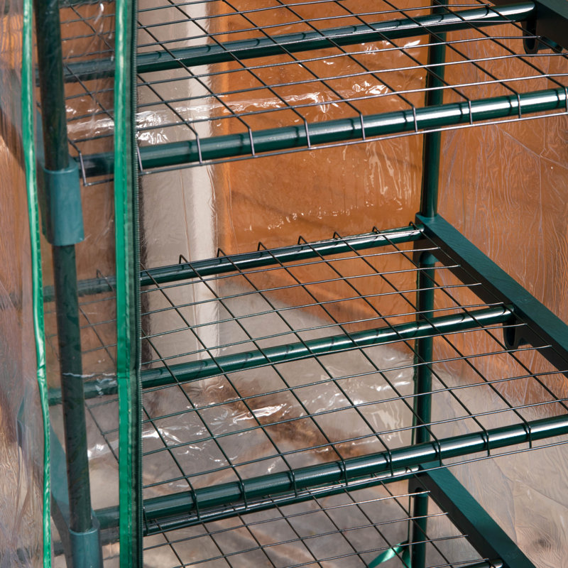 130m Outdoor Garden Patio Mini Greenhouse with 4 Shelves