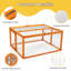 Poulailler portatif Coaxum, panneau solaire verrouillable-86128084