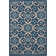 Machine-Woven Stain Resistant Floral Area Rug