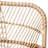 Nancee 44.9'' Rattan Round Arm Loveseat with Reversible Cushions