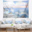 Tapisserie aquarelle aquarelle bleu-28505121