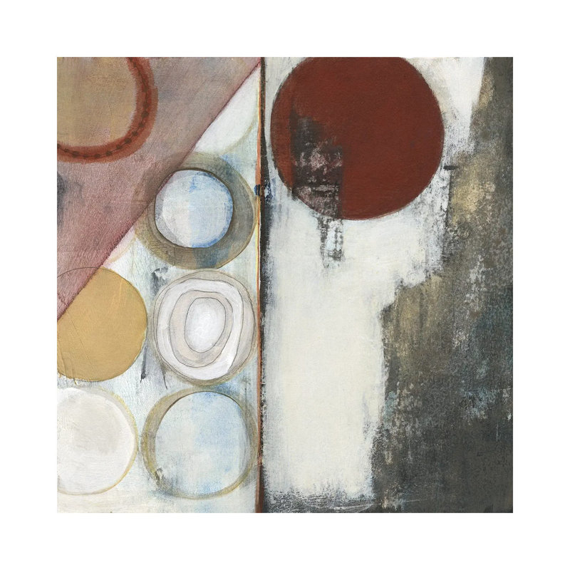 Seven Circles I by Jodi Fuchs - Wrapped Canvas Painting, 45.72 cm H x 45.72 cm W x 1.91 cm D