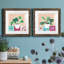 «Growing Happy I», ensemble de 2 peintures-663387090-663387091