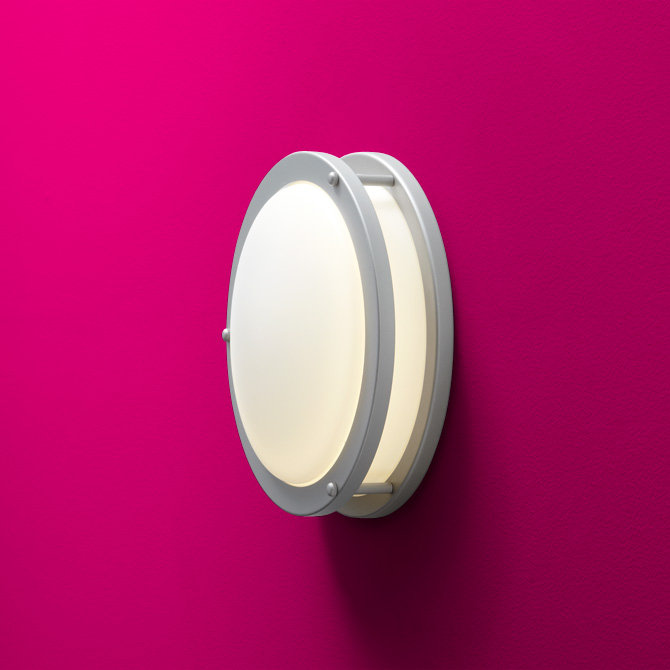 Oracle Acrylic Flush Mount, Graphite