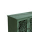 Buffet avec sculptures florales et tablettes réglables, armoire d'appoint