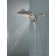 HydraChoice Hydrorain 5 Spray Dual Shower Head and Handheld Shower with H2Okinetic 1.75 GPM