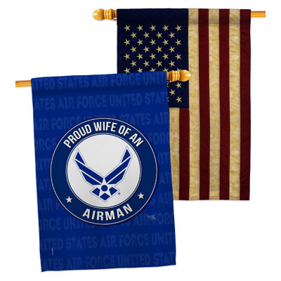Drapeau de maison en polyester 3,3 x 2,8 pi