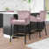 Briannan Upholstered Counter Stool with Solid Wood Frame