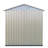 Cream White 5ftx3ft Outdoor Garden Tool Shed With Apex Roof, New Design Combining Color Scheme, Aluminum Alloy Frame For Rust - Proof Structure, Ventilated To Reduce , Overlapping Wall Panels