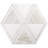 Bernini 13.54 in. x 15.63 in. Polished Marble and Porcelain Mosaic Floor and Wall Tile-52811421