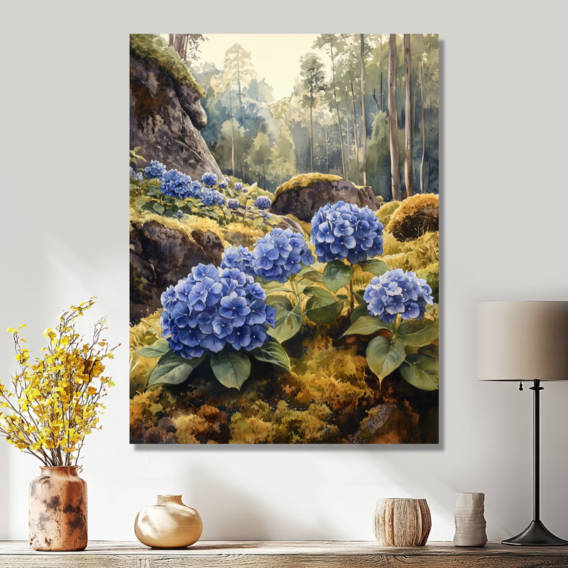 Francine - impressions sur toile florales, Toile tendue, Ne s’applique pas, H 32 po x l 24 po
