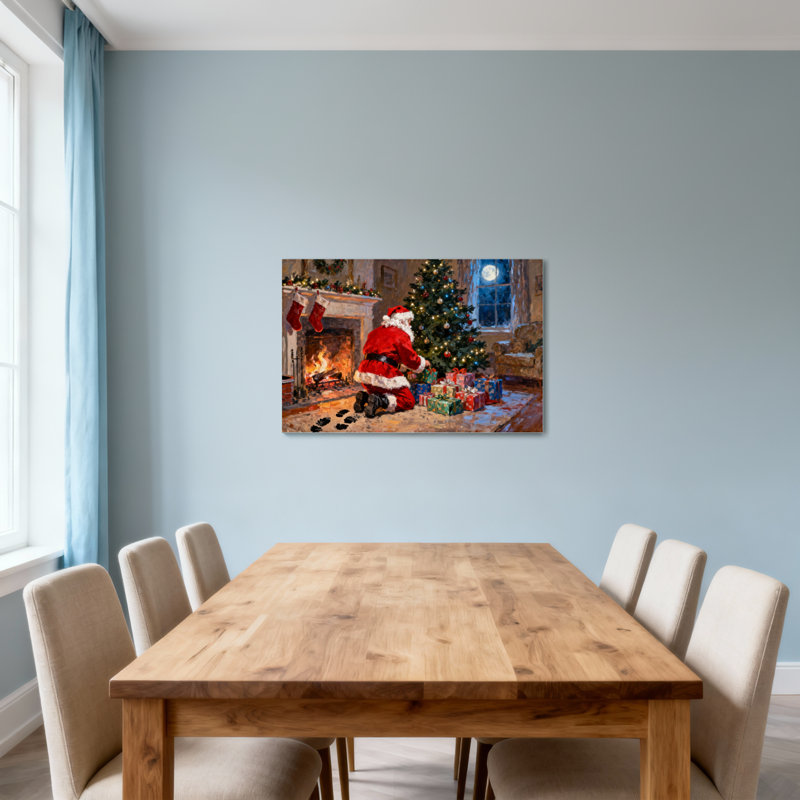 Sapin de Noël de Noël avec des cadeaux, H 16 po x l 24 po