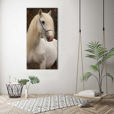White Horse - Wrapped Canvas Print