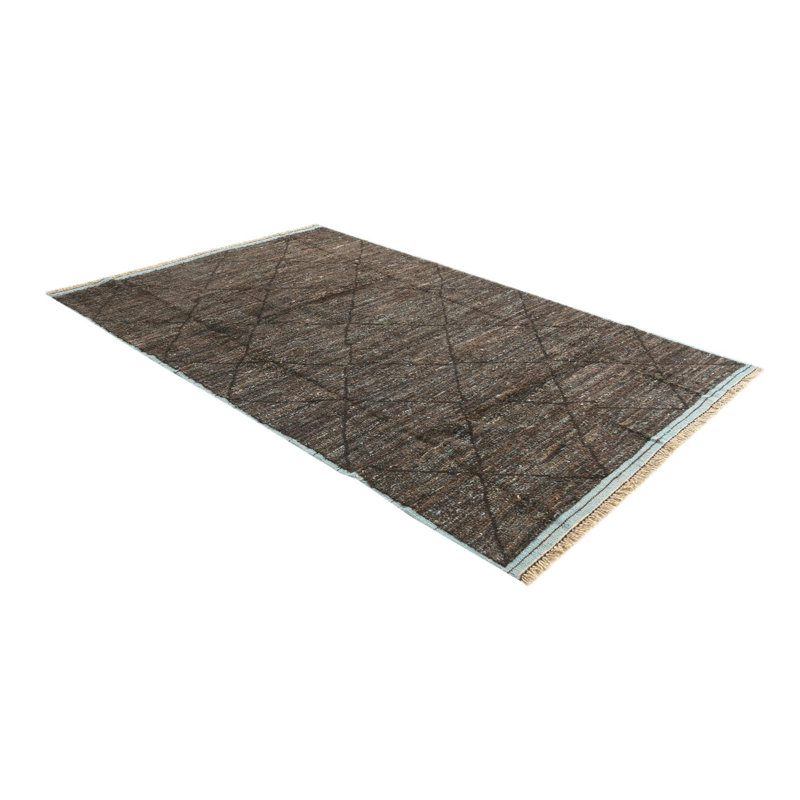 Tapis bleu et brun 6x9 Pinson