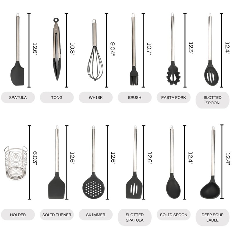 Ebern Designs Royzell 34 Utensil Set