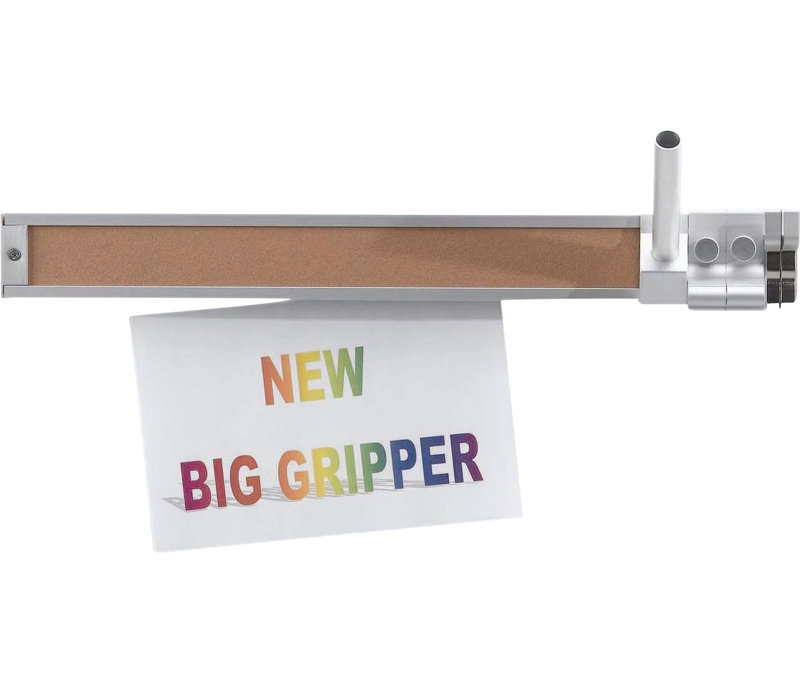 AARCO Aluminum Map Rail Or Hanger, 2" H x 72" W