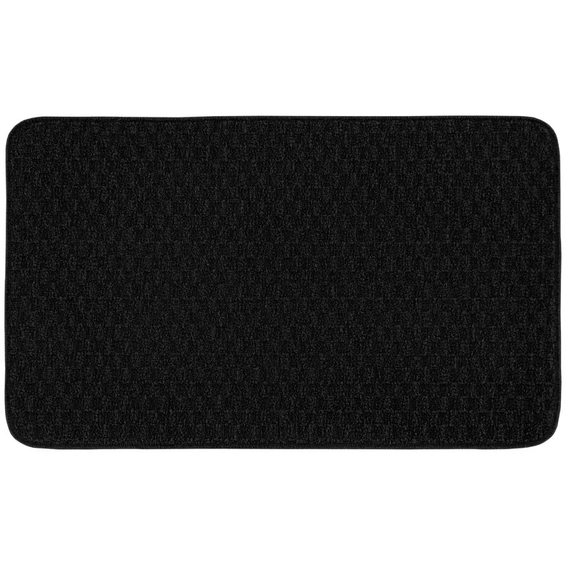 Tapis touffeté noir Lomax, Rectangle 2 pi x 3 pi 4 po