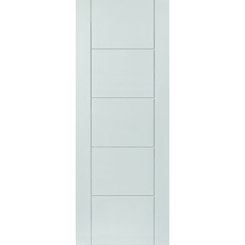 Latefia Internal Door Prefinished, 198.1cm H x 83.8cm W x 3.5cm D
