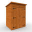 5x4w Tiger Overlap Double Toolshed