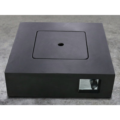 Concrete Fire Pit Table In Modern Design - 40000 Output, Propane/Natural Gas, Rust & Heat , Charcoal, 30X30x11 Gas Design, ,