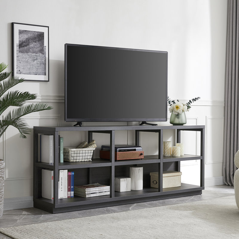 Thalia TV Stand for TVs up to 75", Charcoal Gray