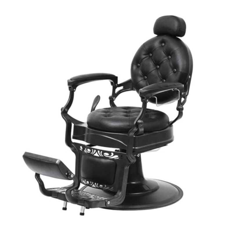 Fauteuil inclinable pivotant Leoric, Noir