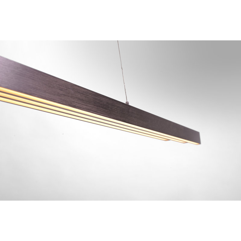 Hedgevale 3 - Light LED Kitchen Island Pendant, Sepia