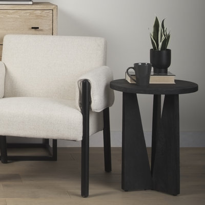 Table de bout en bois massif Camerron