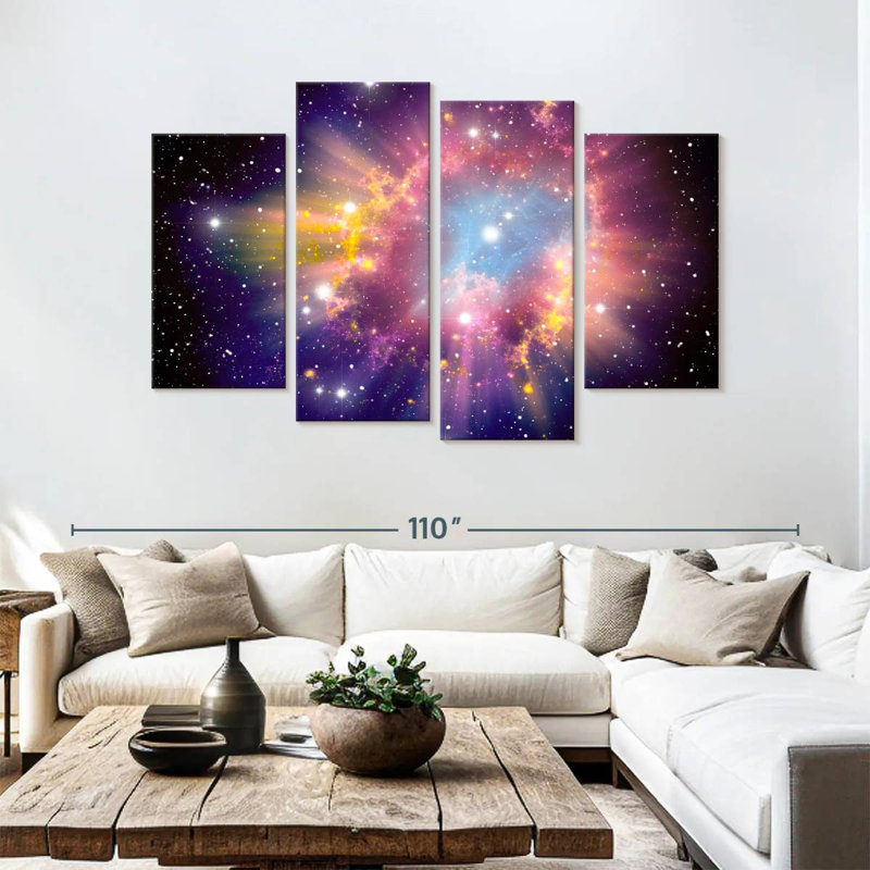 Oberle Stellar Supernova Explosion, 54" H x 84" W