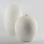 Vase large en céramique texturée blanche
