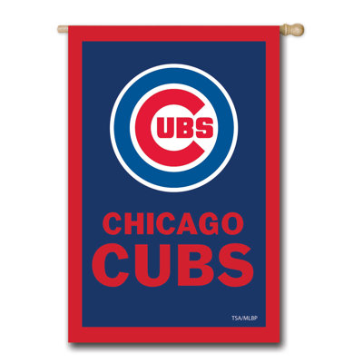MLB Double Sided 44'' H x 29'' W Nylon House Flag