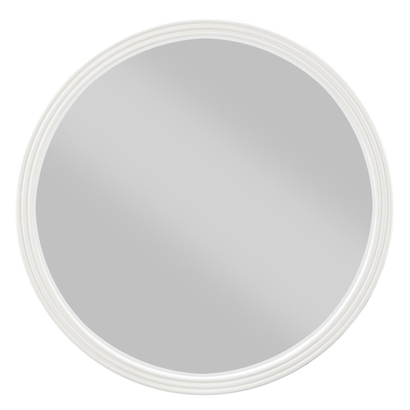 Gray Round Wall Mirror | Gift Idea