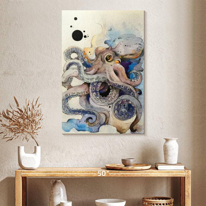 Brampt Dreamy Octopus, 39" H x 26" W